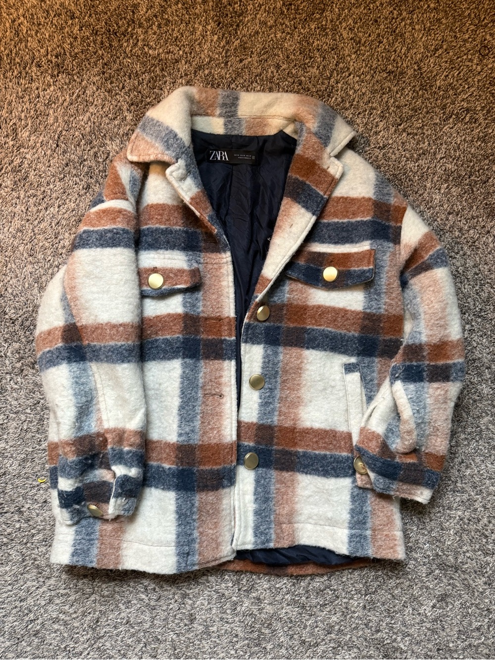 Zara Plaid Jacket
